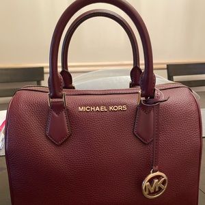 MK duffle satchel